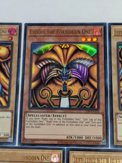 Yugioh Exodia The Forbidden One Ultra Rare Set LOB 25TH Near Mint - Image 5