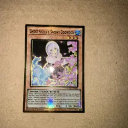 Yugioh Ghost Sister & Spooky Dogwood MAGO-EN013 1st Edition Gold Rare - NM - Image 1