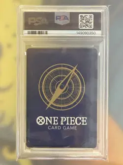 One Piece PRB02-002 Trafalgar Law Alternate Alt Art English PSA 10 - Image 2