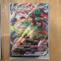 Pokemon Sword & Shield Lot Snorlax VMAX x2, Lillie Full Art Holo, 3 Cards. NM -M - Image 3