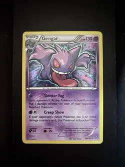 Pokemon Gengar TCG XY Breakthrough Holo Rare Card 60/162 - Image 1