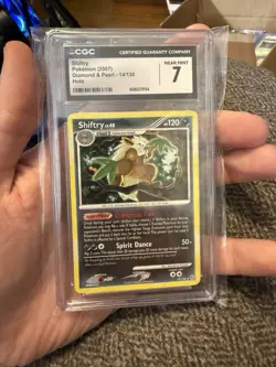 Shiftry 14/130 Holo Rare Diamond & Pearl Pokemon Card CGC 7 - Image 1