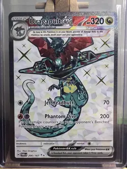 Pokemon TCG Dragapult EX Holo Ultra Rare Card Twilight Masquerade 200/167 - Image 1