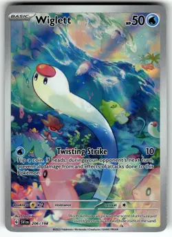 Wiglett 206/198 SV01: Scarlet & Violet Base Set NM Pokemon Card TCG - Image 1