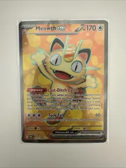 Meowth EX Perfect Order 107/088 NM Pokemon Card - Image 1
