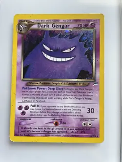Pokemon TCG Neo Destiny Dark Gengar Holo Card 6/105 Unlimited Rare - Image 4