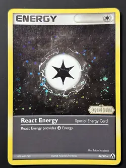 2x SWIRLS Reverse Holo React Energy 82/92 - Pokemon Legend Maker Card - MP - Image 4
