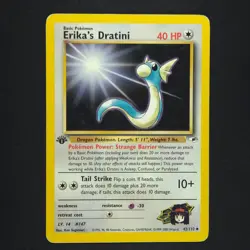 Erika's Dratini 42/132 - 1st Edition Gym Heroes - Pokemon Card - Image 1