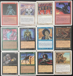 Vintage Magic The Gathering Lot: 1994-1997 Era 12 Cards - Rares NM/LP - Image 1