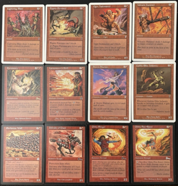Vintage MTG Lot: 12 Red Cards - NM/LP - Magic: The Gathering - Image 1