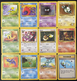 WOTC Old Pokemon Card Lot (12) - NM/LP - Gym and 1st Editions - Vintage Cards - Image 1