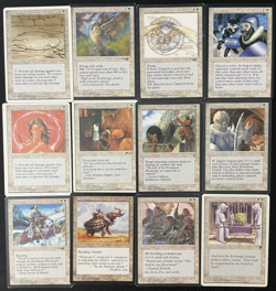 Vintage MTG Lot: 1995-1996 12 White Cards LP Magic: The Gathering - Image 1