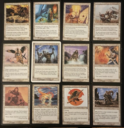 Vintage MTG Lot: 1998-2003 12 White Cards - Rares – LP/NM – Magic The Gathering - Image 1