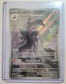 Pokemon Salazzle 224/217 ASC Holo HP120 Stage 1 Fire Pokemon TCG Card - Image 1