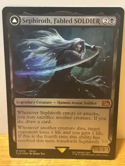 Sephiroth, Fabled SOLDIER (Foil) - Final Fantasy (FIN) M0115 - Image 1