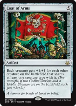 1x Coat of Arms NM-Mint, English Duel Decks: Mind vs. Might MTG Magic - Image 1