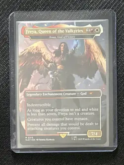 Magic The Gathering Secret Lair Freya, Queen of the Valkyries Mythic Foil - Image 1