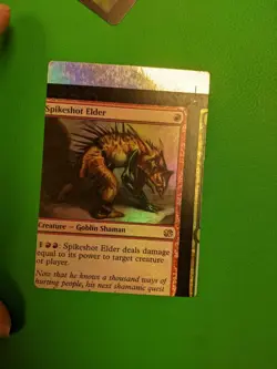 Spikeshot Elder Modern Masters 2015 NFC miscut foil with sheet edge - Image 1