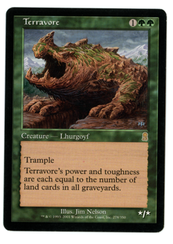 Terravore -- MTG (SP+/NM Quality) - Odyssey - See scans!! - Image 1