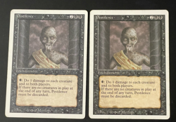 Pestilence Revised Edition 1994 2x - Lighty Played - Vintage MTG Magic - Image 1