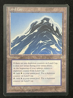 Land Cap Ice Age NM Rare Vintage MTG Magic: The Gathering - Image 1