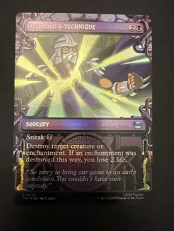 Shredder's Technique (Showcase) Teenage Mutant Ninja Turtles Foil - Image 1