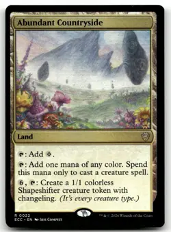 Abundant Countryside #22 (NM) ECC Magic MTG - Image 1