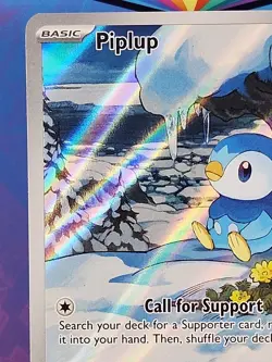 Pokemon TCG Piplup 98/94 Illustration Rare Phantasmal Flames NM - Image 2