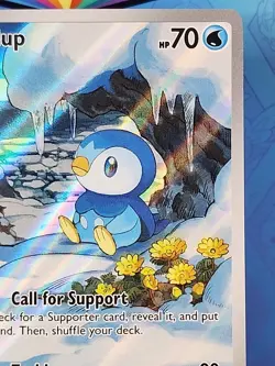 Pokemon TCG Piplup 98/94 Illustration Rare Phantasmal Flames NM - Image 3