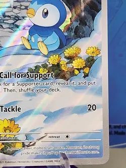 Pokemon TCG Piplup 98/94 Illustration Rare Phantasmal Flames NM - Image 4