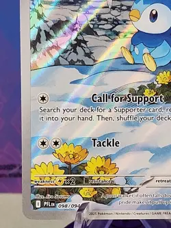 Pokemon TCG Piplup 98/94 Illustration Rare Phantasmal Flames NM - Image 5