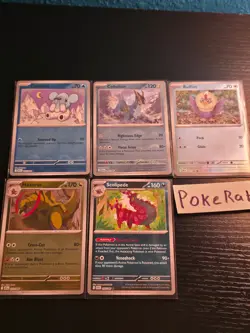 Lot Of 5 Sv: Black Bolt Pokemon MINT Pokeball Reverse Holos - Image 1