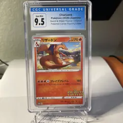 Pokemon TCG Charizard Promo 143/S-P CGC 9.5 blue label - Image 1