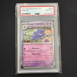 Gengar 094/165 Pokemon Scarlet & Violet 151 Holo PSA 10 - Image 1