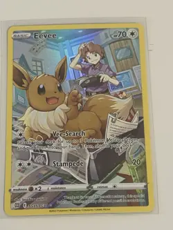 Pokemon TCG Eevee Holo Trainer Gallery TG11/TG30 Ultra Rare Near Mint Condition - Image 1