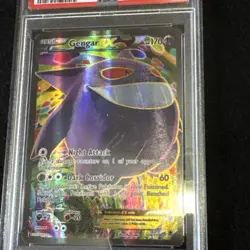 2014 POKEMON XY PHANTOM FORCES #114 FULL ART/GENGAR EX PSA 5 - Image 2