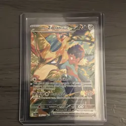 Pokemon Hop's Zacian EX 186/159 Sv09 Journey Together Special Rare Holo - Image 1
