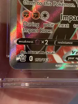 Single Strike Urshifu V 2021 Pokemon Battle Styles 150/163 Full Art CGC 10 Pop 3 - Image 3