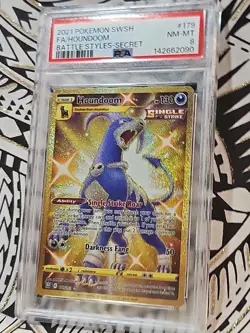 Houndoom #179 2021 Battle Styles-Secret Full Art Pokemon SWSH PSA 9 Mint (090) - Image 5