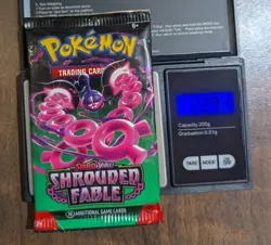 Shrouded Fable Booster Pack - Heavy 22.91g - Sealed - Pokemon Scarlet & Violet - Image 1