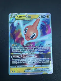 POKEMON TCG ROTOM VSTAR 46/159 SWSH CROWN ZENITH ULTRA RARE!! - Image 1