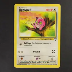 Jigglypuff 77/130 Base set 2 Pokemon TCG VG Condition Non Holo - Image 1