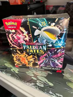 Pokemon Scarlet & Violet Paldean Fates Booster Bundle Sealed NEW SEALED - Image 1