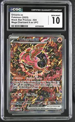 Oricorio ex 2025 Pokemon Black Star Promos CGC 10 #024 - Image 1