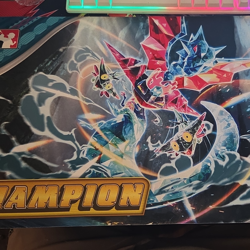 Pokemon Champion Set Dragapult TCG Standard Playmat Non-Slip Rubber 24x14 in - Image 1