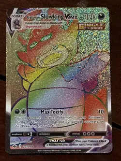 Pokemon Chilling Reign Galarian Slowking Vmax 207/198 Secret Rare Holo - Image 1