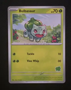 Pokemon TCG Stamped Bulbasaur - My First Battle, w/ Stamped, Blue Border Energy - Image 3