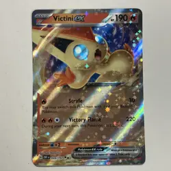x1 Victini ex - 033/197 - Double Rare Pokemon SV03 Obsidian Flames M/NM - Image 1