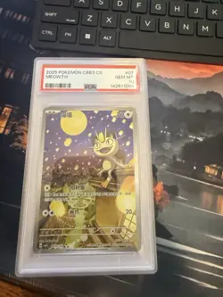 PSA 10 2025 Simplified Chinese Pokemon Meowth Gem Pack Vol 3 CBB3 CS 02 07 - Image 1