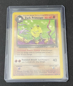 Dark Primeape 43/82 Team Rocket 2000 - NM Near Mint Vintage WOTC Pokemon - Image 2